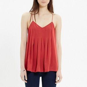 Madewell Red holiday cami size 6